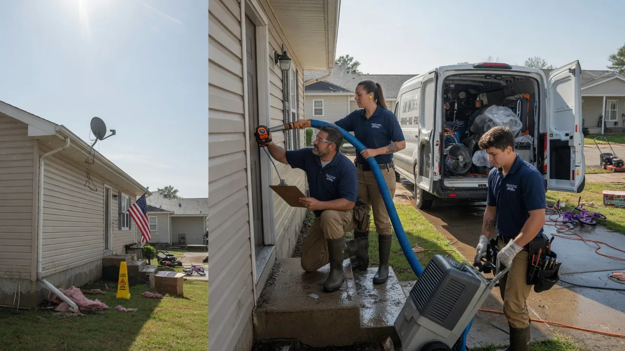 Ceiling Water Damage Restoration in Huntington Mills, PA near me